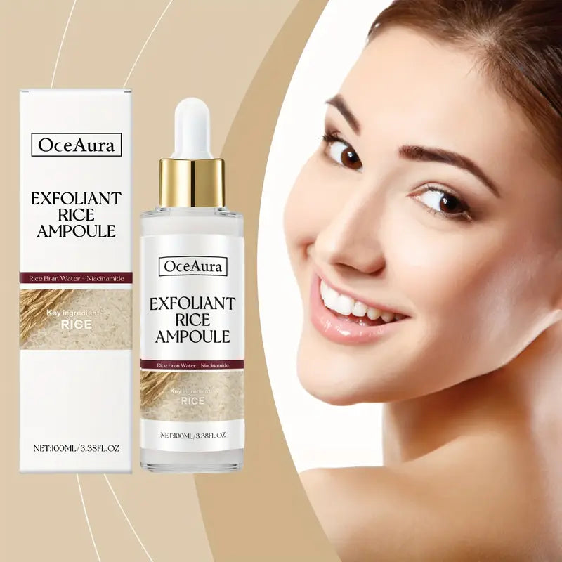 Korean Skincare Peel Shot White & Black Rice Ampoule