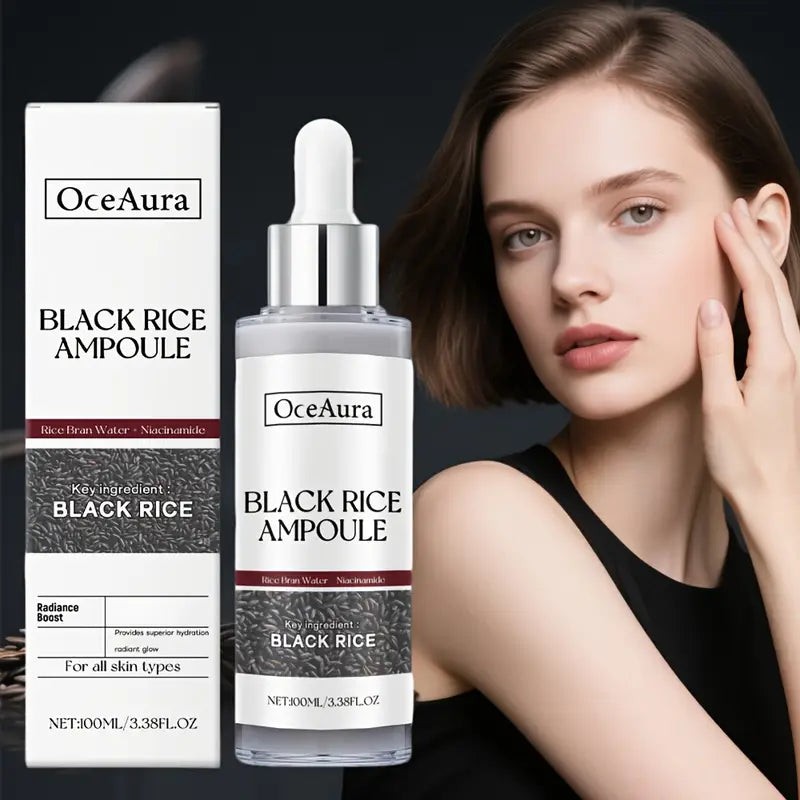 Korean Skincare Peel Shot White & Black Rice Ampoule