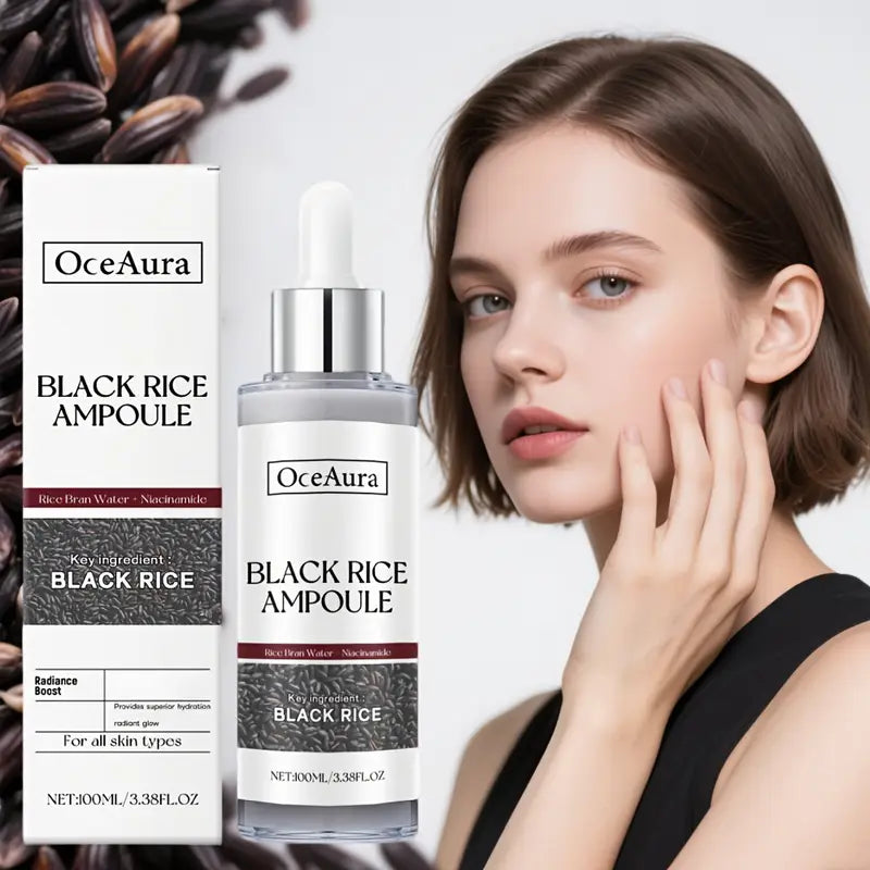 Korean Skincare Peel Shot White & Black Rice Ampoule