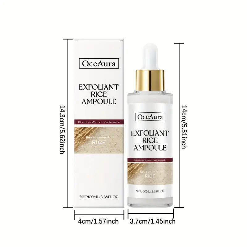 Korean Skincare Peel Shot White & Black Rice Ampoule