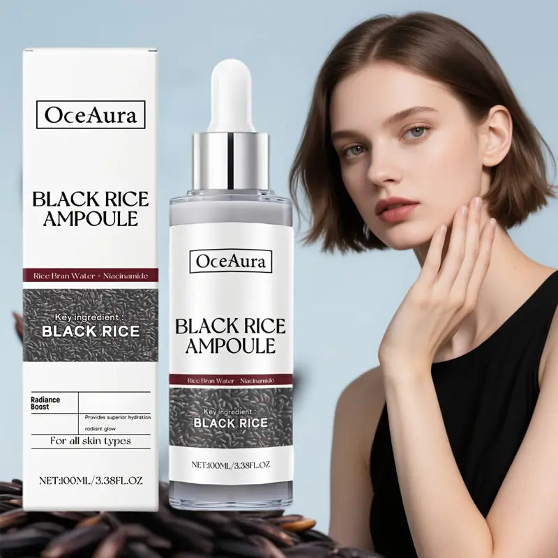 Korean Skincare Peel Shot White & Black Rice Ampoule