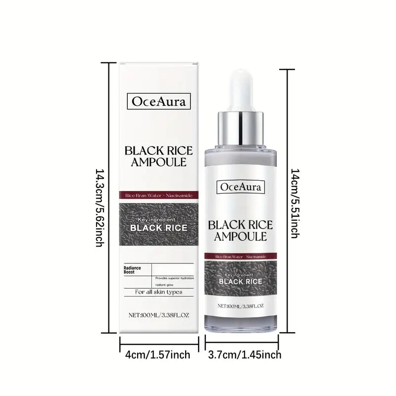 Korean Skincare Peel Shot White & Black Rice Ampoule