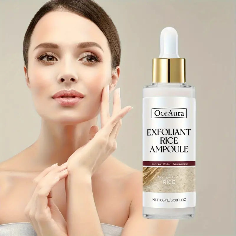 Korean Skincare Peel Shot White & Black Rice Ampoule