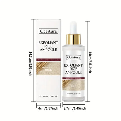 Korean Skincare Peel Shot White & Black Rice Ampoule